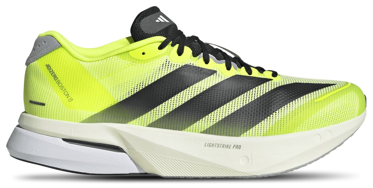 Adidas Adizero Boston 13 — Schwarz/Neongelb