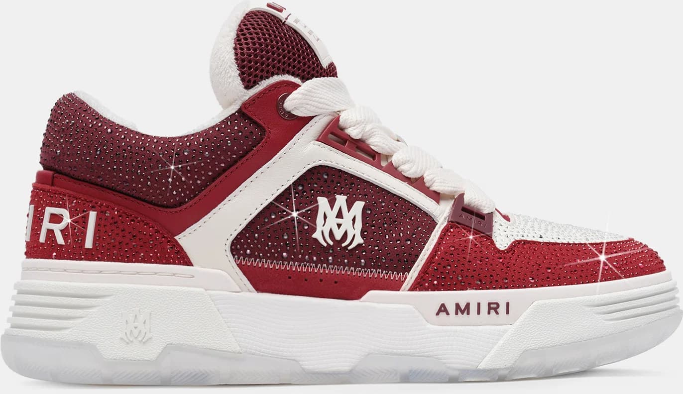 Amiri Crystal MA-1 — Burgundy