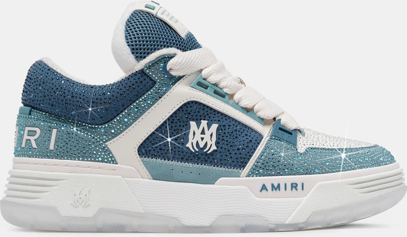 Amiri Crystal MA-1 — Dusty Blue