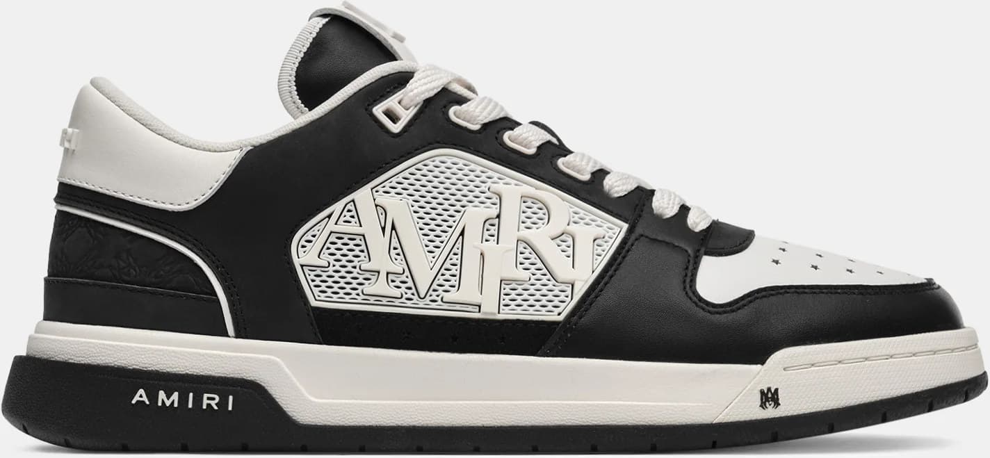 Amiri MA Quad Debossed Classic Low — Black