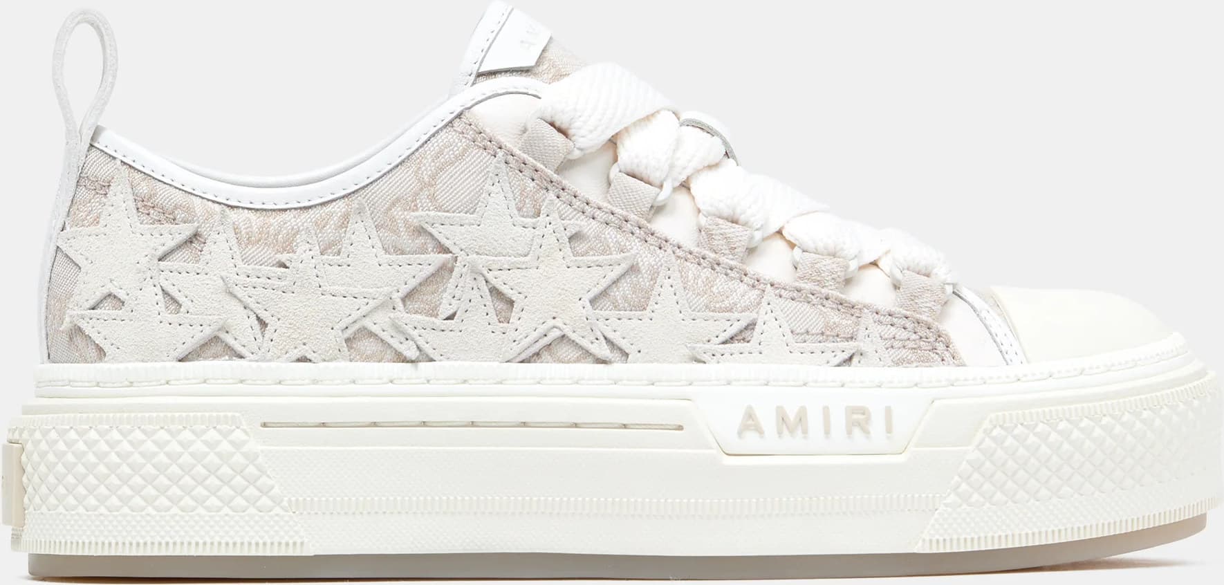 Amiri MA Quad Stars Court Low (Damen) — Alabaster