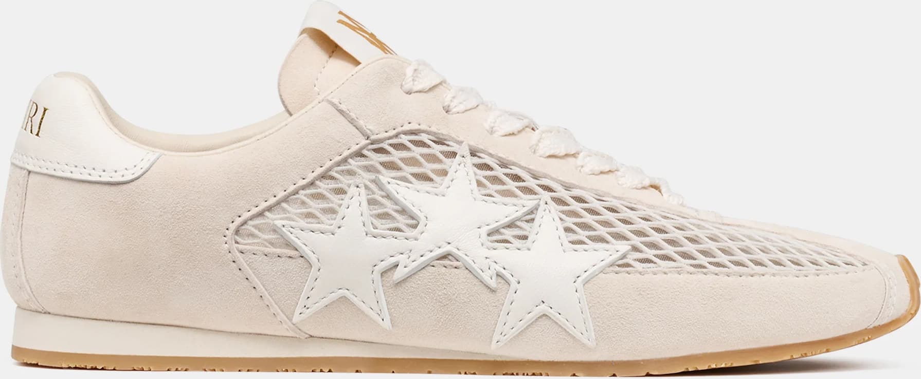 Amiri Mesh Pacific Flat (Damen) — Alabaster