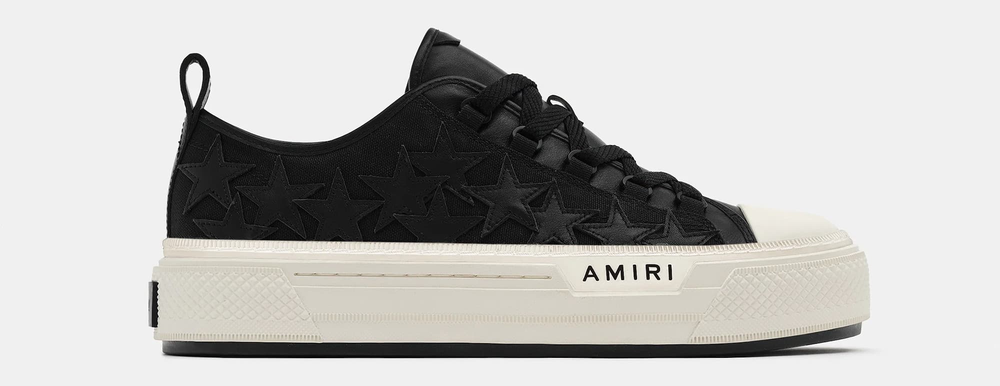 Amiri Stars Court Low — Black Black