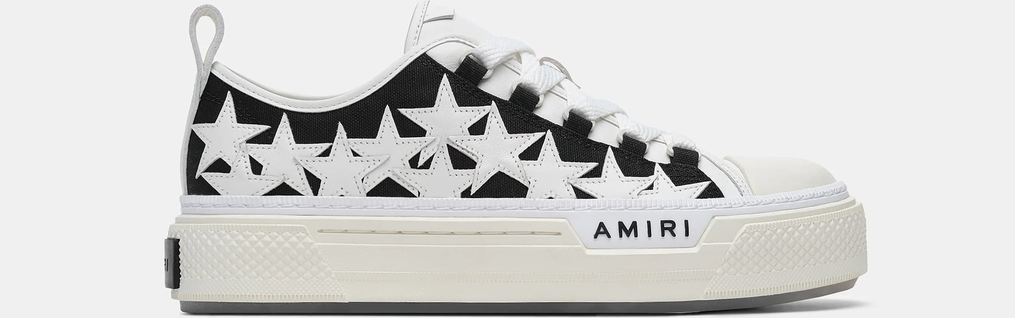 Amiri Stars Court Low (Damen) — Black