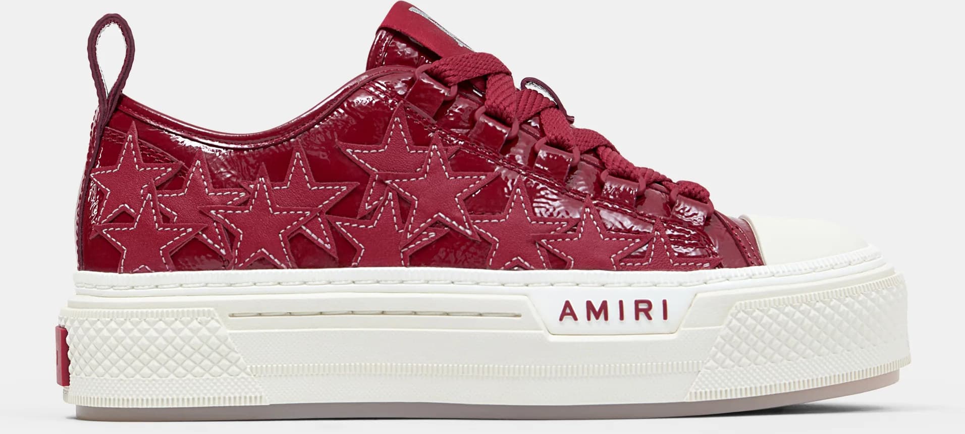Amiri Stars Court Low (Damen) — Red Rose
