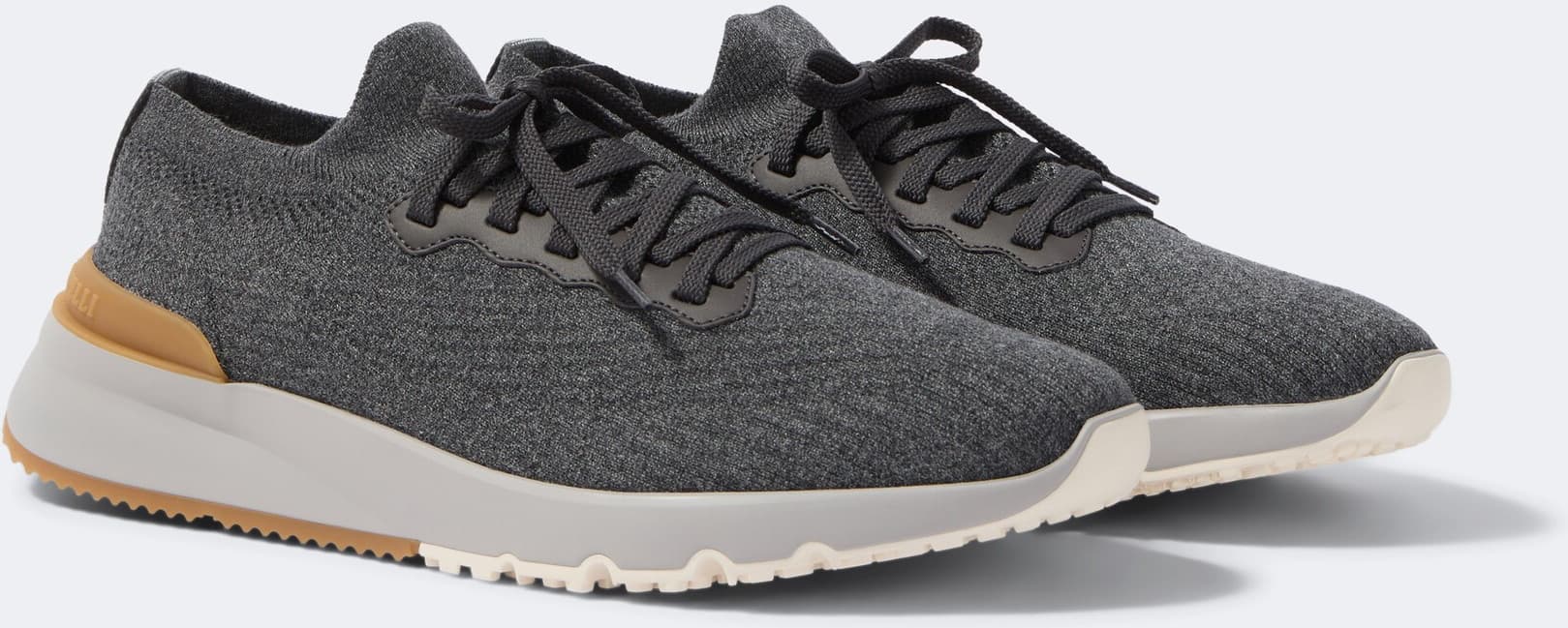 Brunello Cucinelli Strick-Runner — Anthrazit