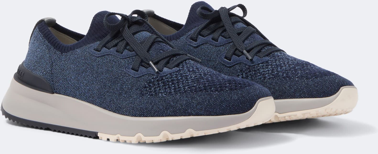 Brunello Cucinelli Strick-Runner — Navy