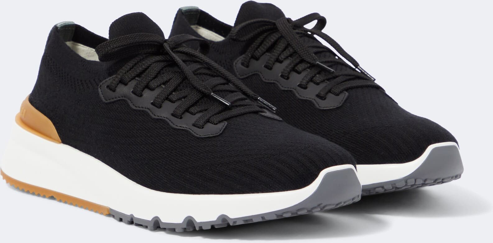 Brunello Cucinelli Strick-Runner — Schwarz