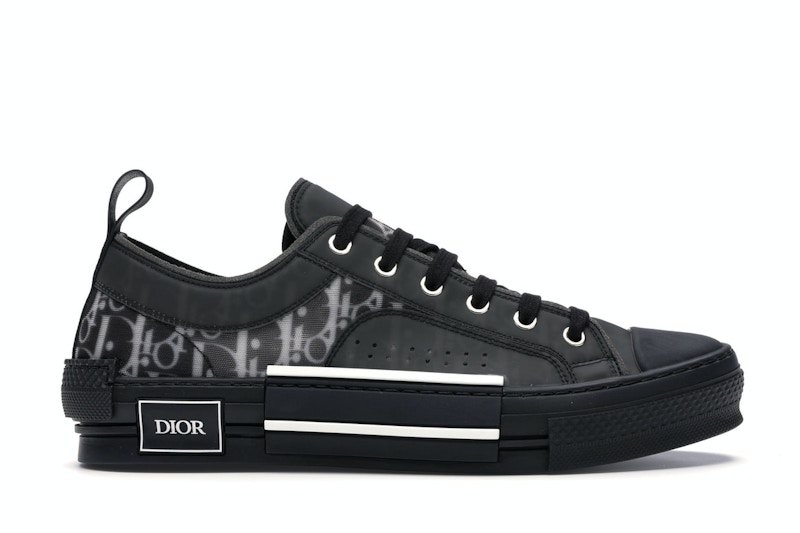Dior B23 Low Top — Canvas Oblique Black