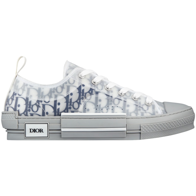Dior B23 Low — White Navy Oblique