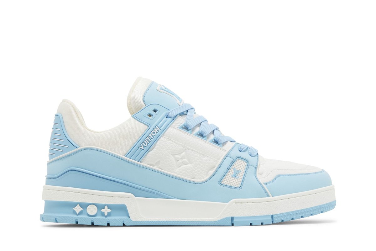 Louis Vuitton LV Trainer — Weiss Sky Blue