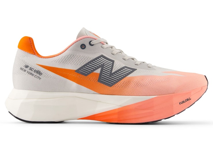 New Balance TCS FuelCell SuperComp Elite v5 — Grapefruit Grey Matter Poppy