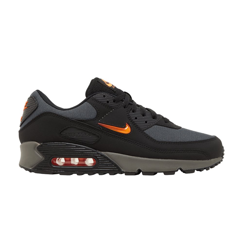 Nike Air Max 90 — Jewel Black Safety Orange