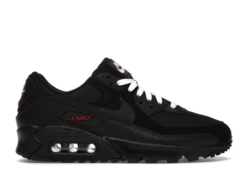 Nike Air Max 90 — Schwarz Sport Rot