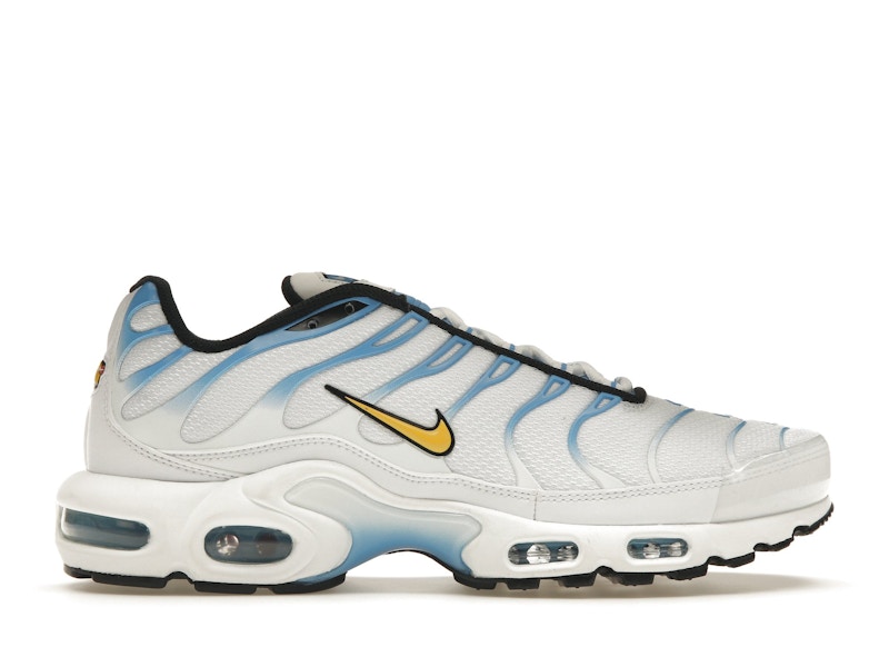 Nike Air Max Plus — White University Blue Gold