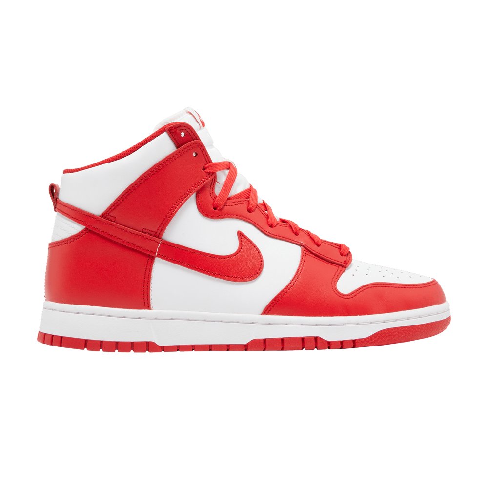 Nike Dunk High — Championship White Red