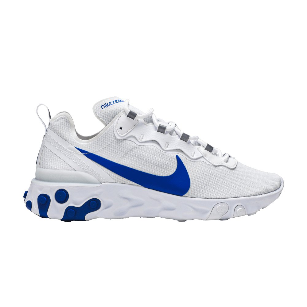 Nike React Element 55 — White Game Royal