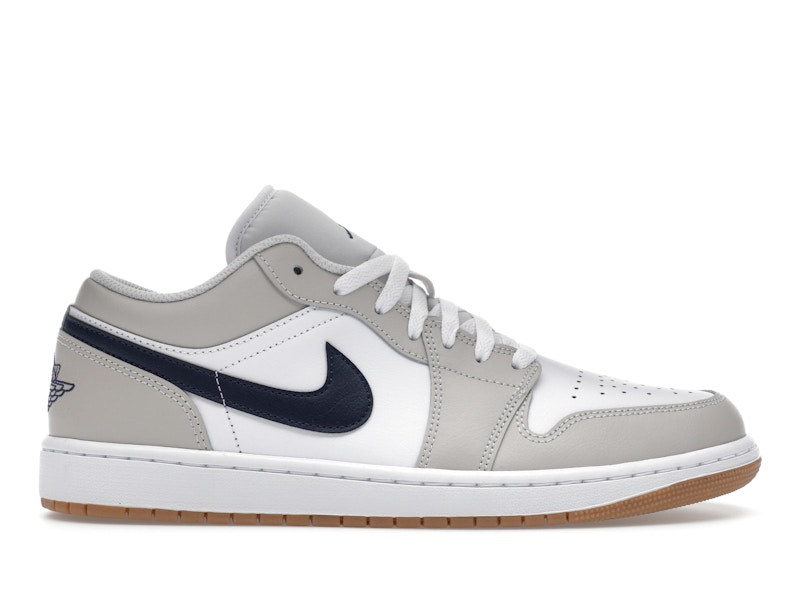 Nike Air Jordan Jordan 1 Low — Midnight Navy Neutral Grey
