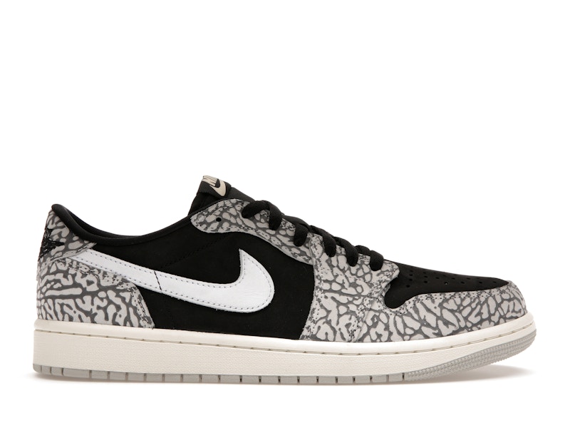 Nike Air Jordan Jordan 1 Retro Low OG — Black Cement