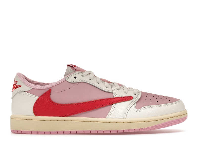 Nike Air Jordan Jordan 1 Retro Low OG SP — Travis Scott Sail Tropical Pink