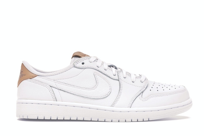 Nike Air Jordan Jordan 1 Retro Low OG — White Vachetta