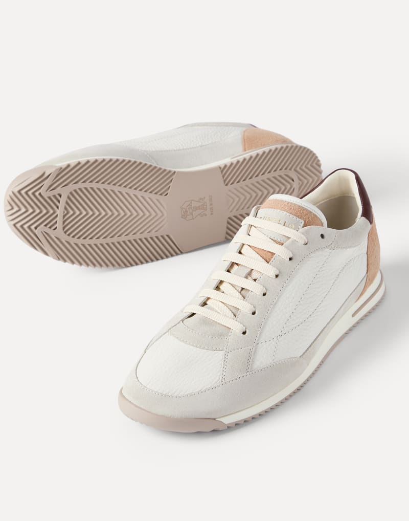 Brunello Cucinelli Sneakers aus Hirschleder und Veloursleder — Panama