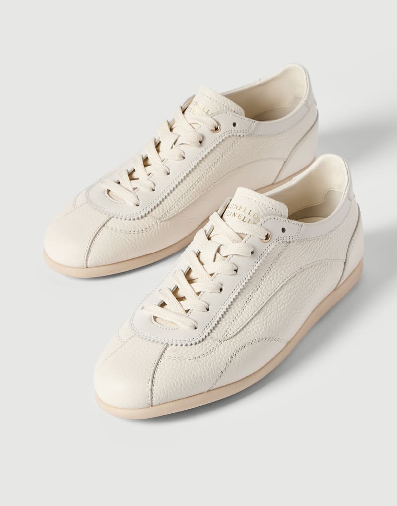 Brunello Cucinelli Sneakers aus Kalbsleder in Hirsch-Optik — Panama