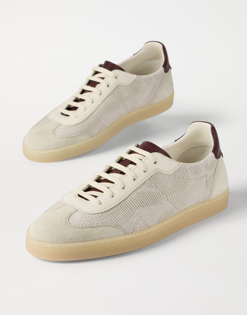 Brunello Cucinelli Sneakers aus Strick — Panama