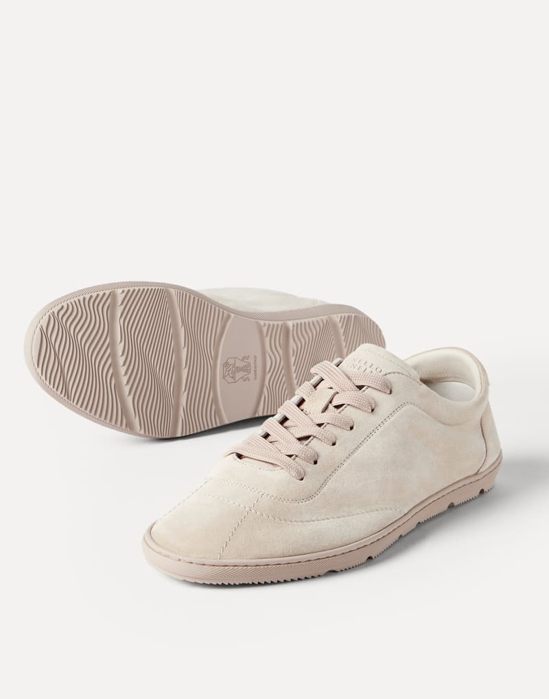 Brunello Cucinelli Sneakers aus Veloursleder — Panama