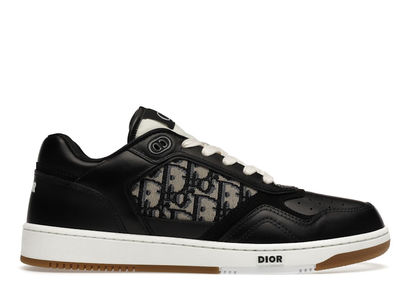 Dior B27 Uptown Low Top — Schwarz Oblique Gum