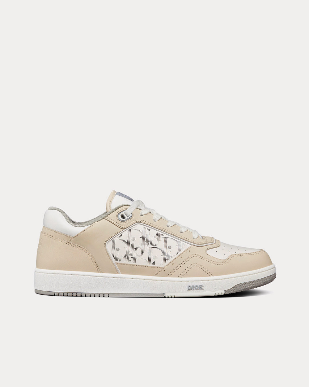 Dior B27 Uptown Low Top — Weiss/Creme Oblique