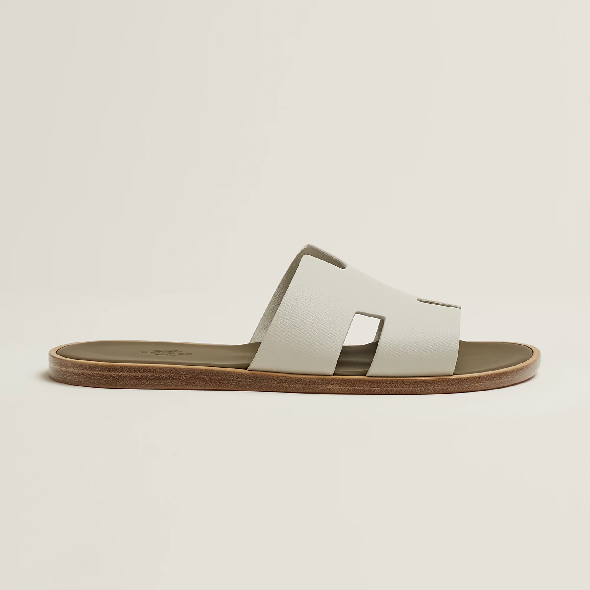 Hermès Sandalen Izmir — Vert Toundra