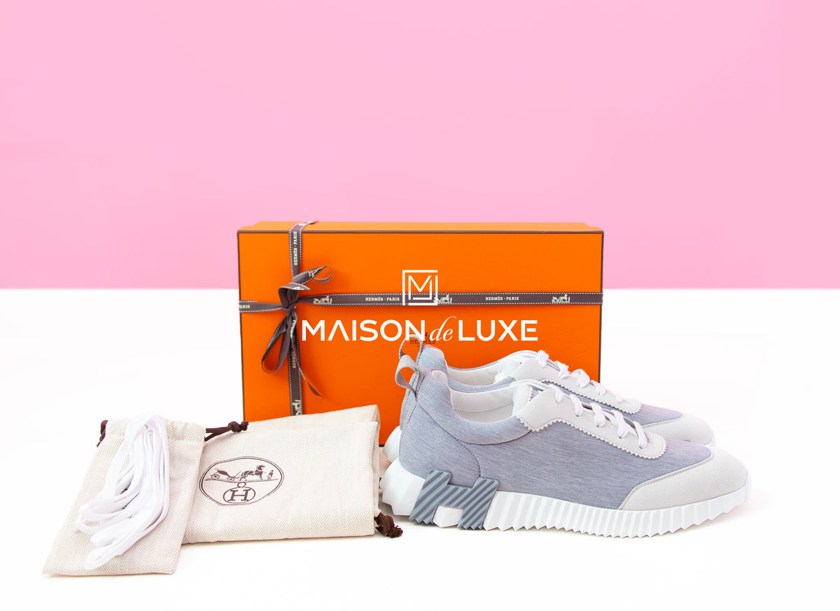 Hermès Sneakers Bouncing — Grau
