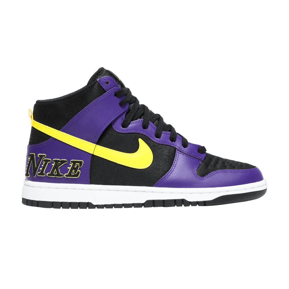 Nike Dunk High EMB — Lakers