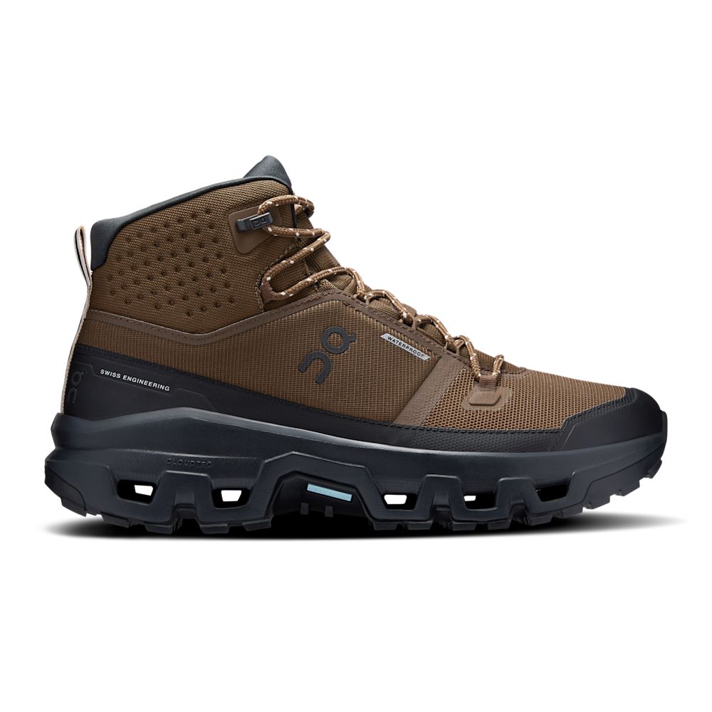 On Cloudrock Mid Waterproof — Braun