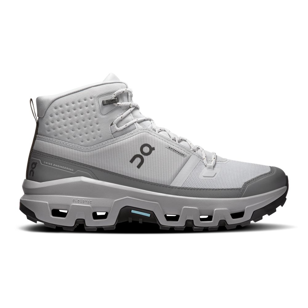 On Cloudrock Mid Waterproof — Grau