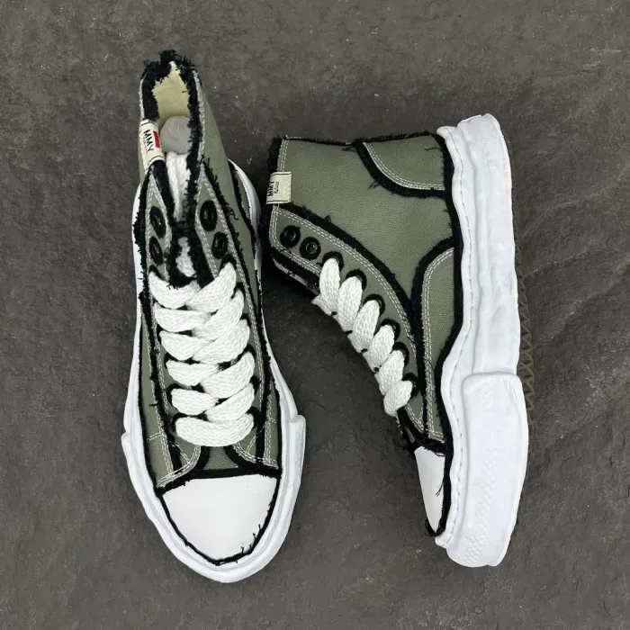 Mihara Yasuhiro Aison Mihara Yasuhiro MMY High Sneaker — Green