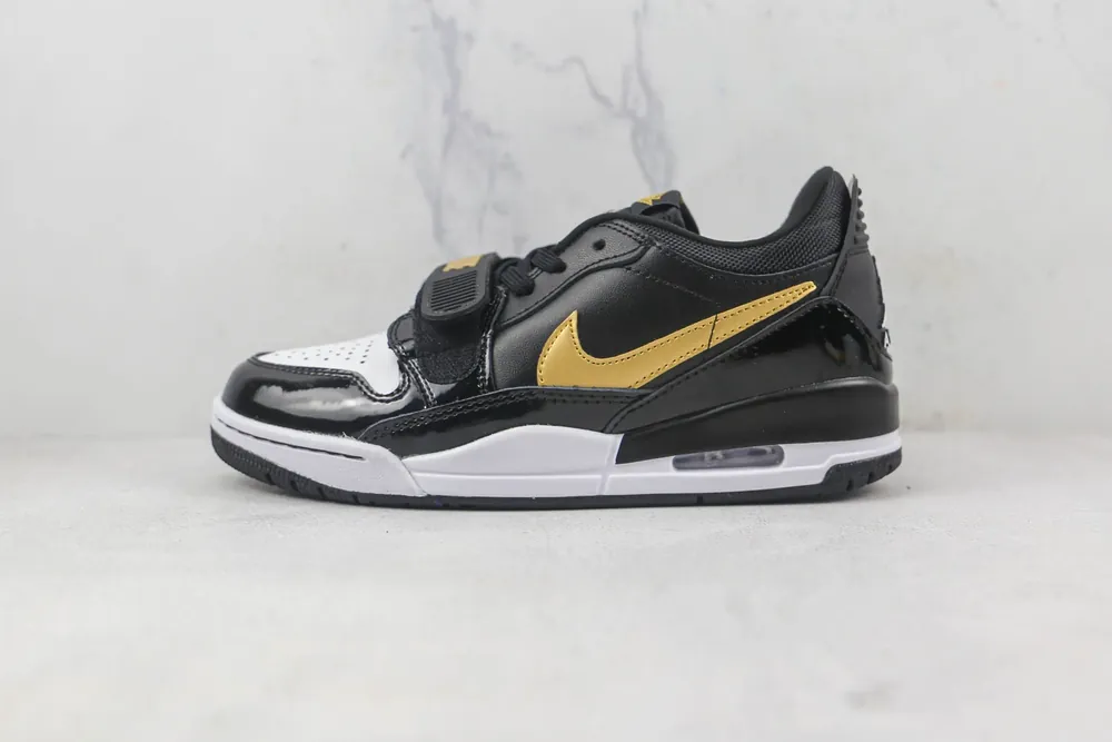Jordan Jordan Legacy 312 Low — Black Metallic Gold