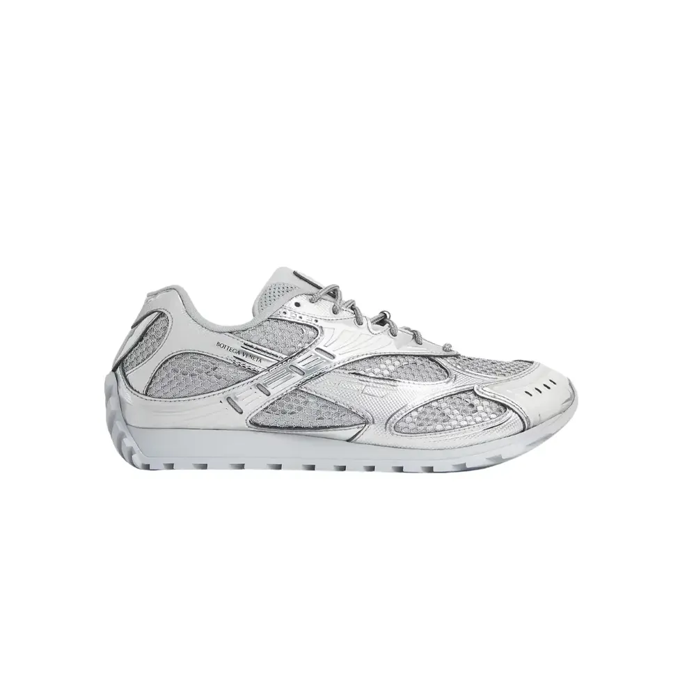 Bottega Veneta Bottega Veneta Orbit Sneaker — White Silver