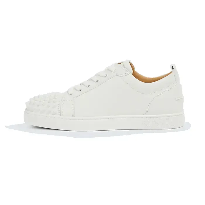 Christian Louboutin Spikes Orlato Sneakers — White