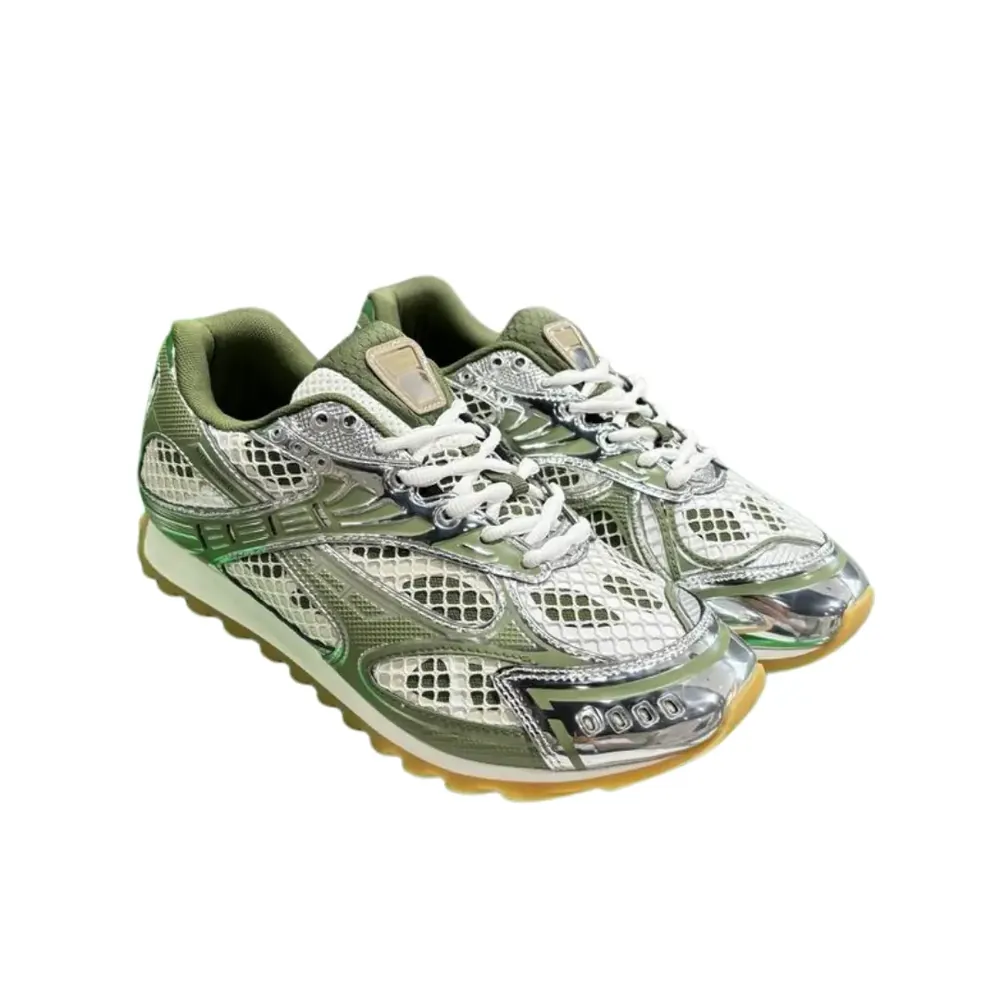 Bottega Veneta Bottega Veneta Orbit Sneakers Light — Green Khaki