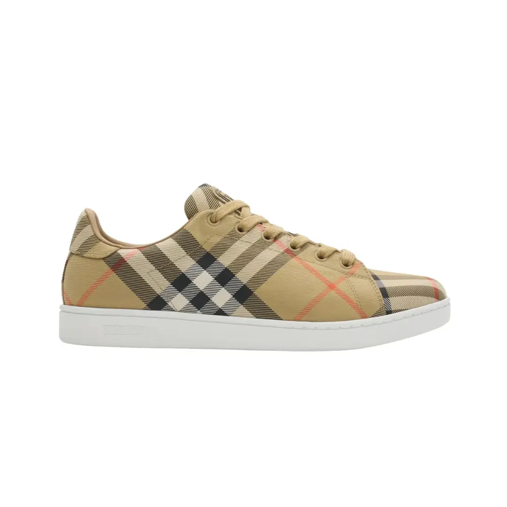 Burberry Burberry Check Set Sneakers — Sand Beige