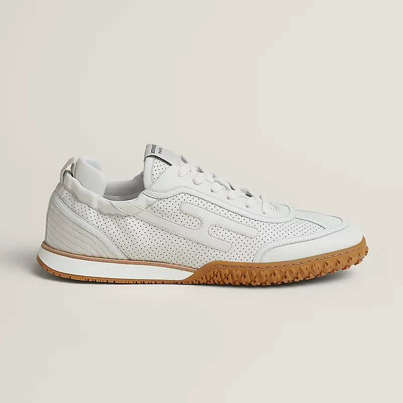 Hermès Hermès Jet Sneakers — White Nappa Leather