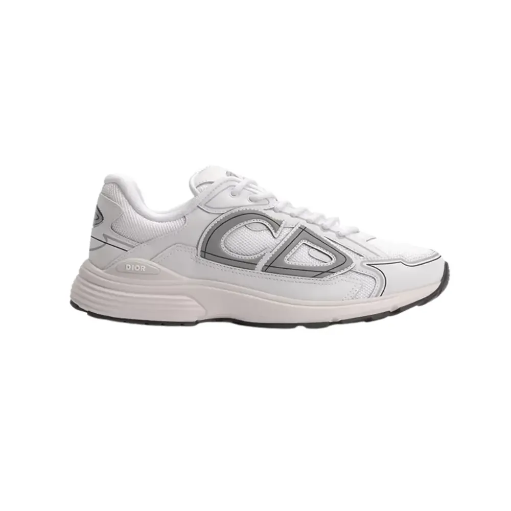 Dior B30 Countdown Sneaker — White Technical Mesh White Technical Fabric