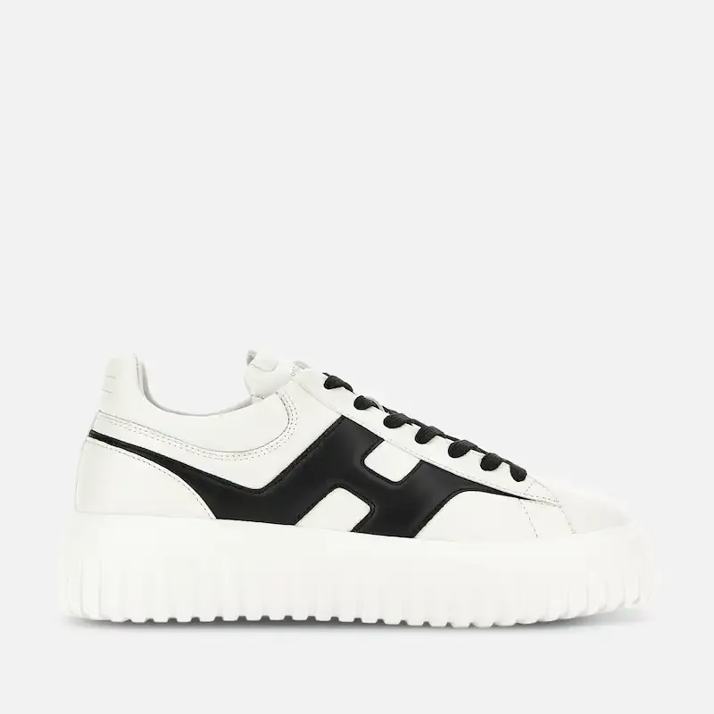 Hogan Hogan Sneakers H-Stripes — White Black