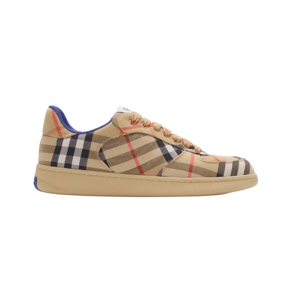 Burberry Burberry Check Terrace Sneakers — Sand Beige