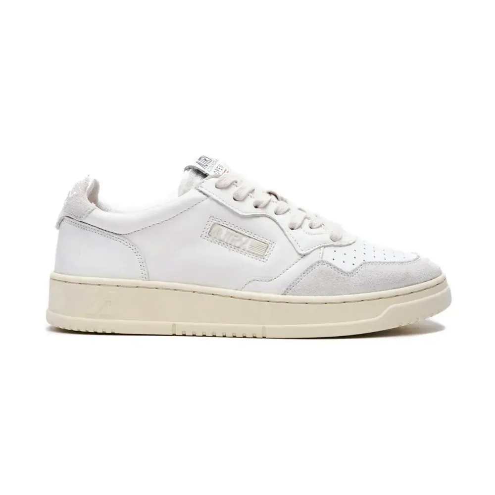 Autry Autry Open Leather Low — White