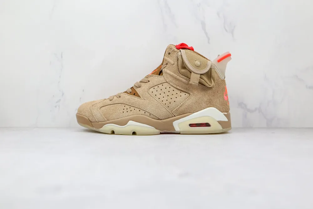 Jordan Travis Scott x Air Jordan 6 British — Khaki