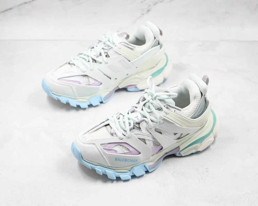 Balenciaga Balenciaga Triple S — white blue pink