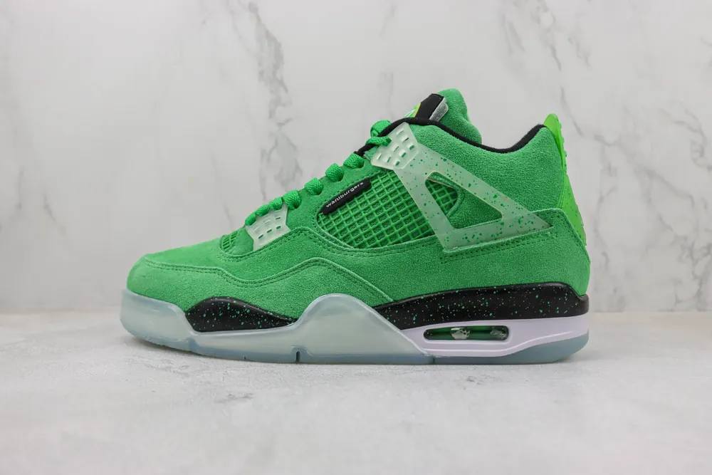 Jordan Air Jordan 4 Retro Wahlburgers Sneaker — Green